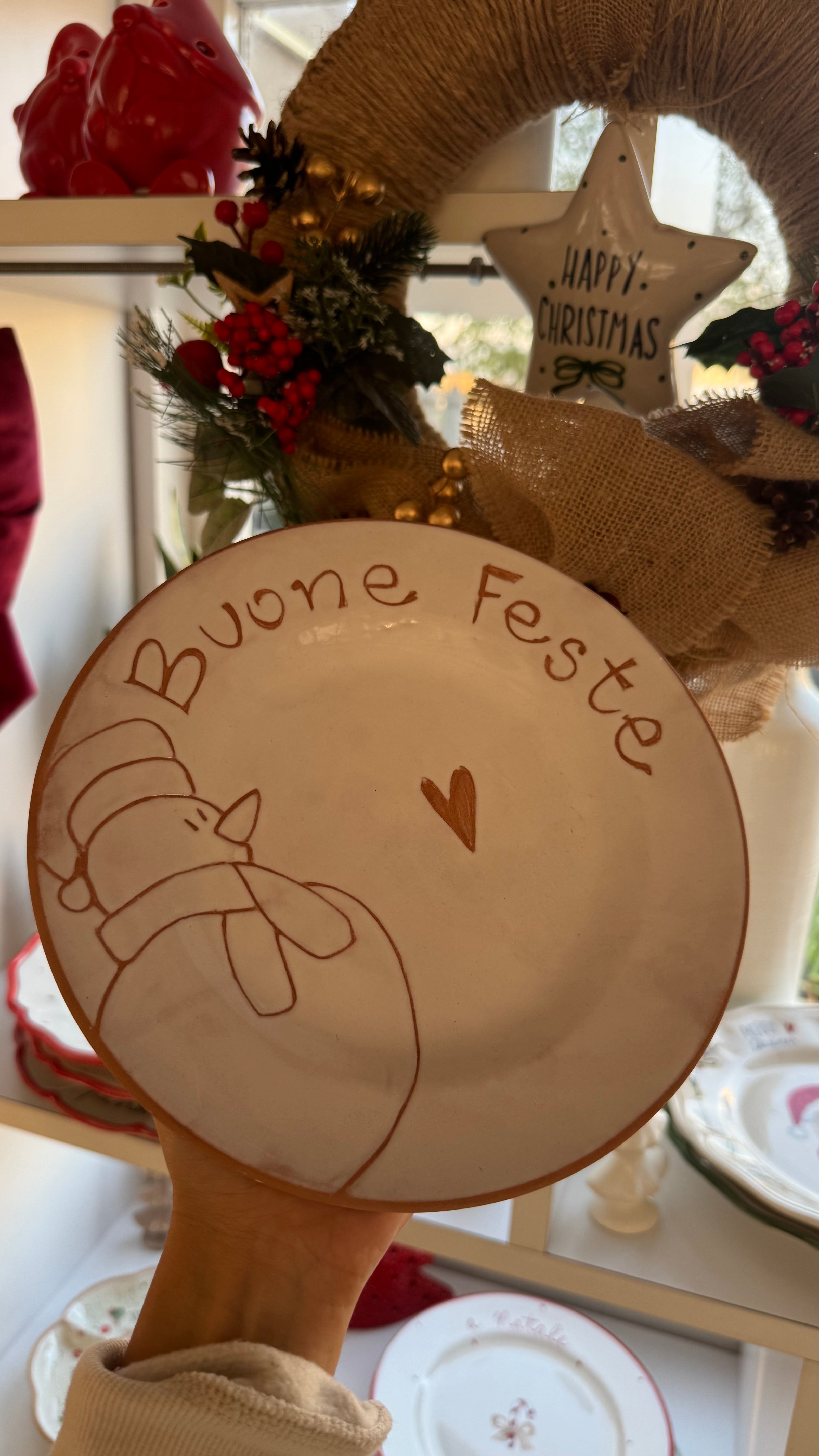 PIATTO VASSOIO BUONE FESTE