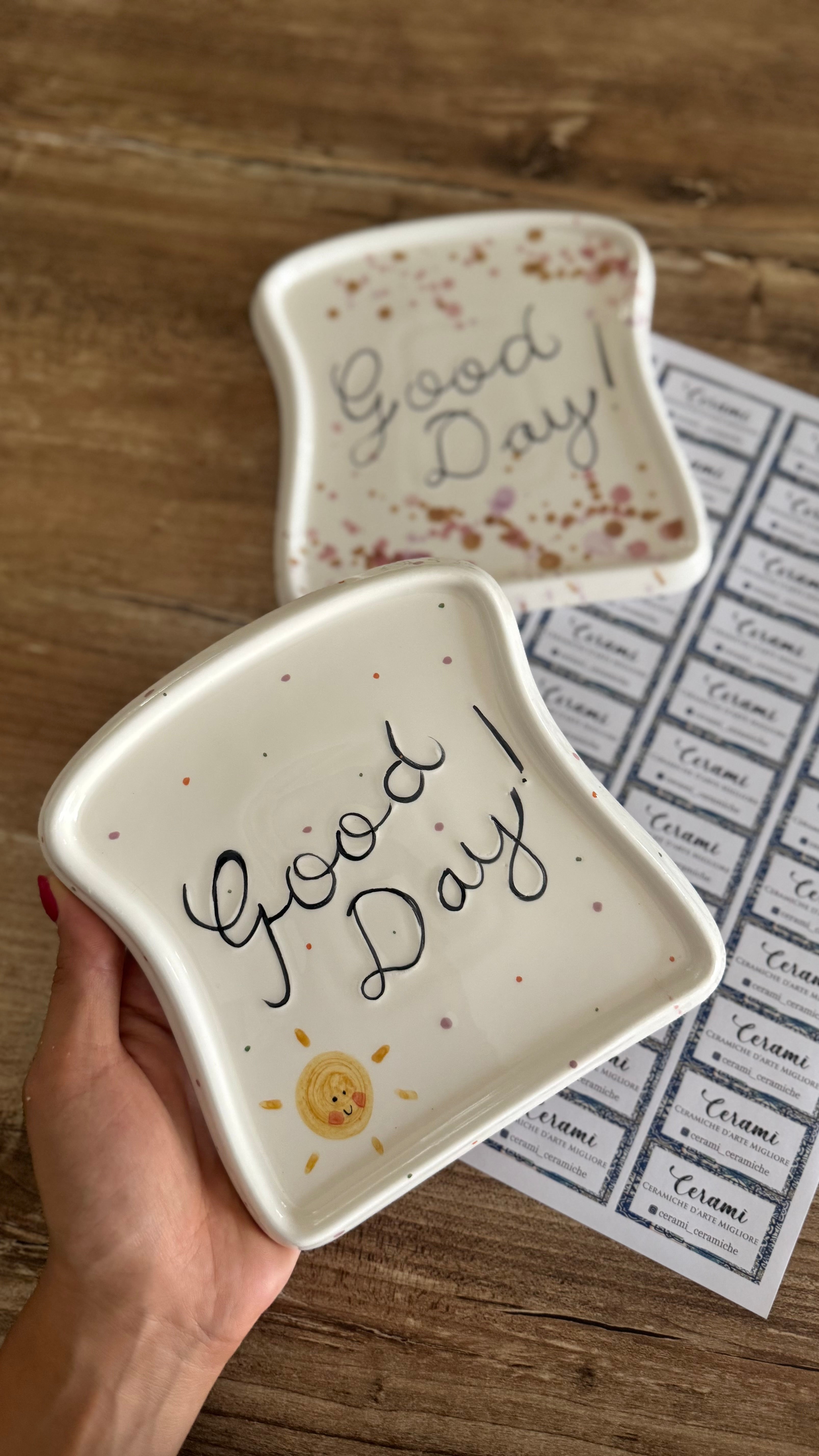 Piatto toast colazione e merenda