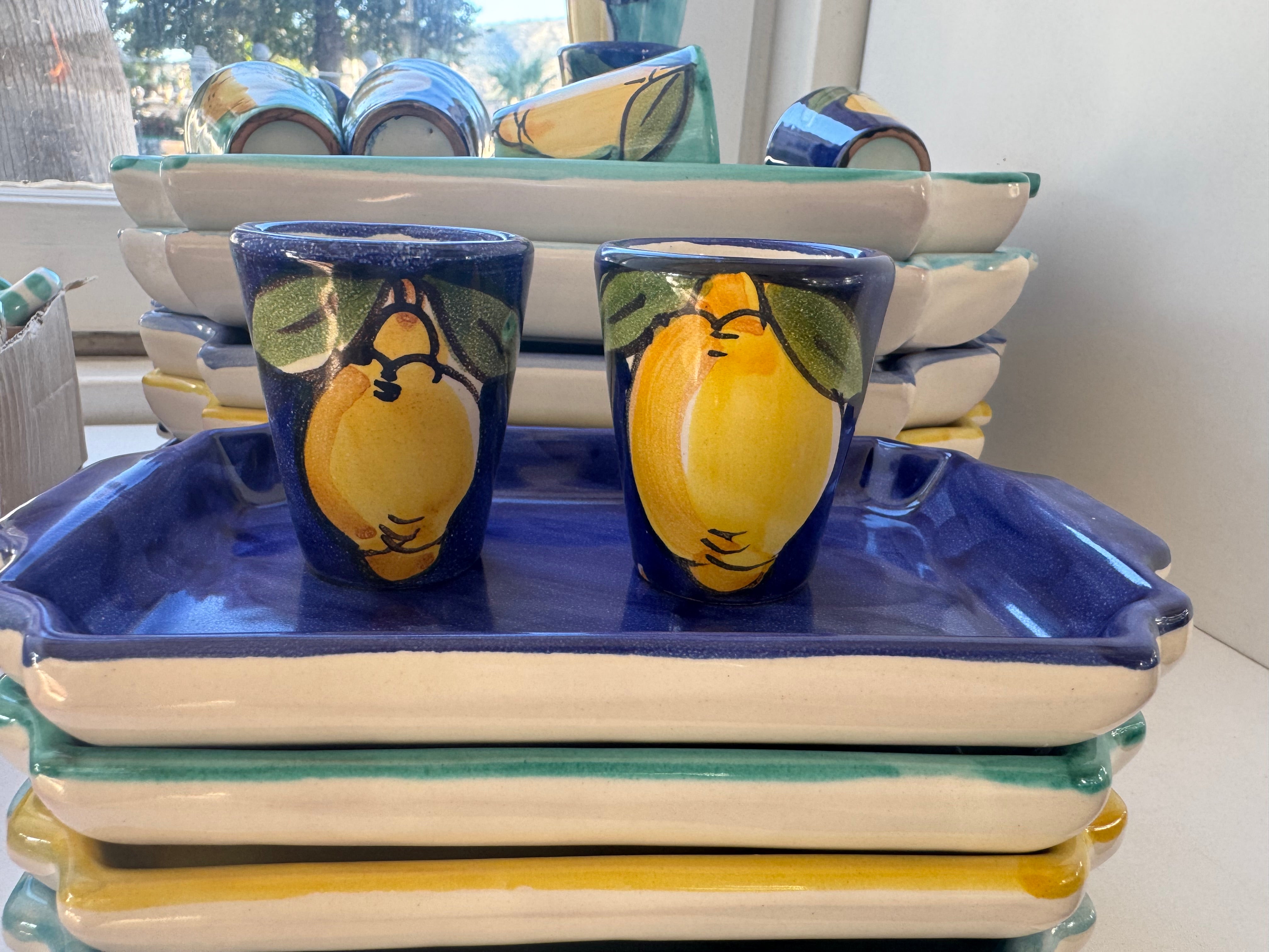 Set per due con limoni