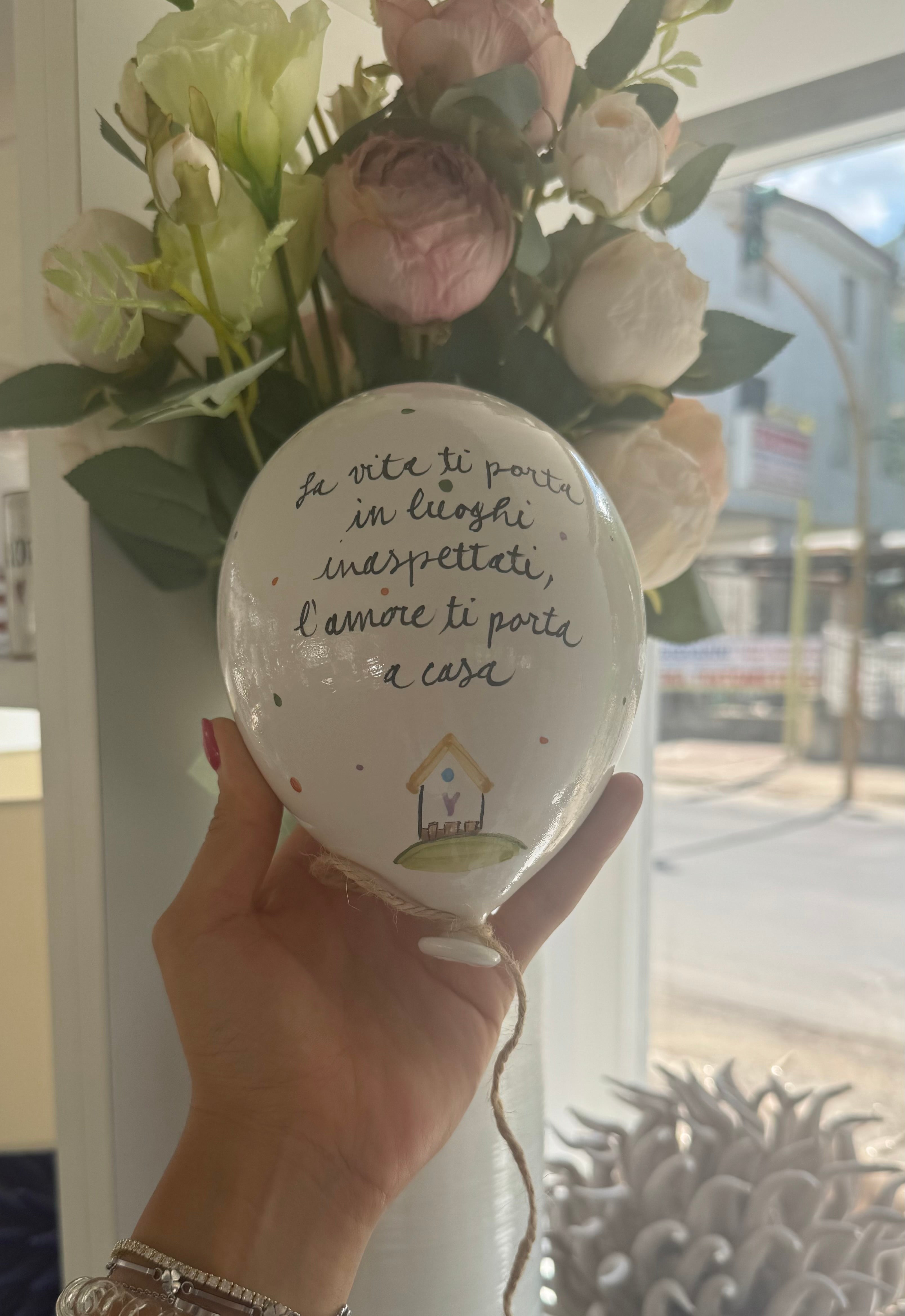 Palloncino casa e amore