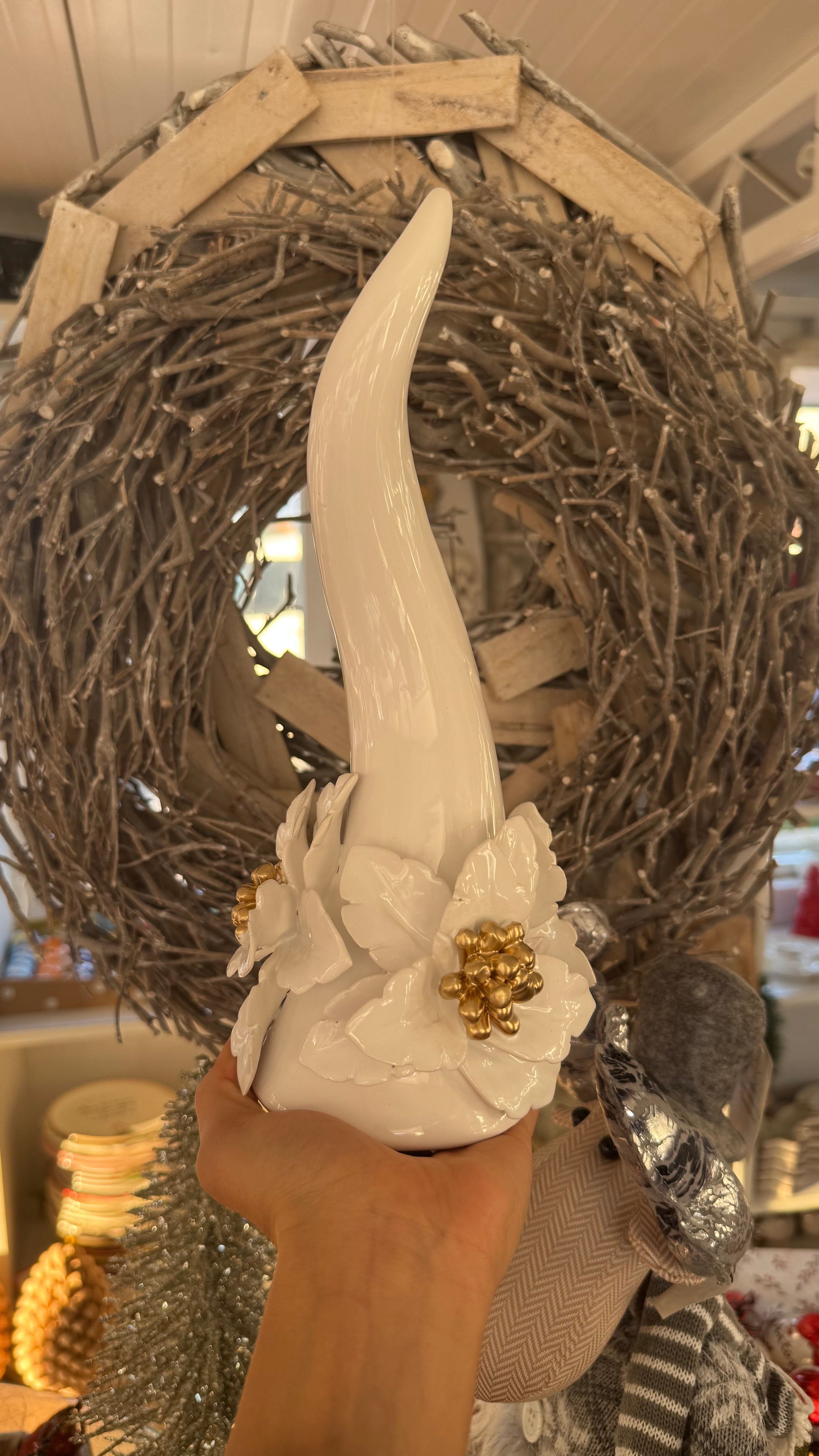 CORNO ELEGANTE NATALIZIO