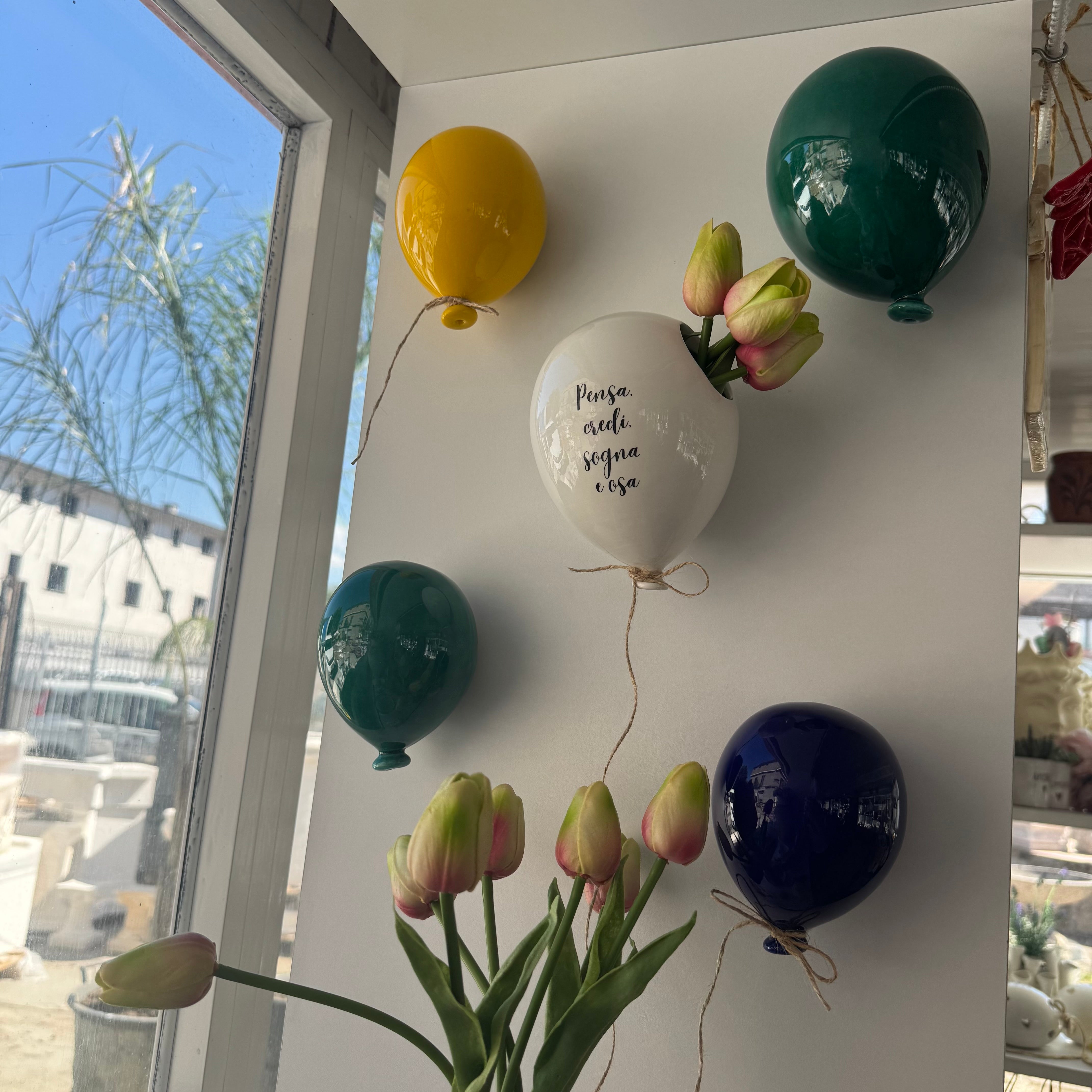 Palloncino porta piantina tulipano