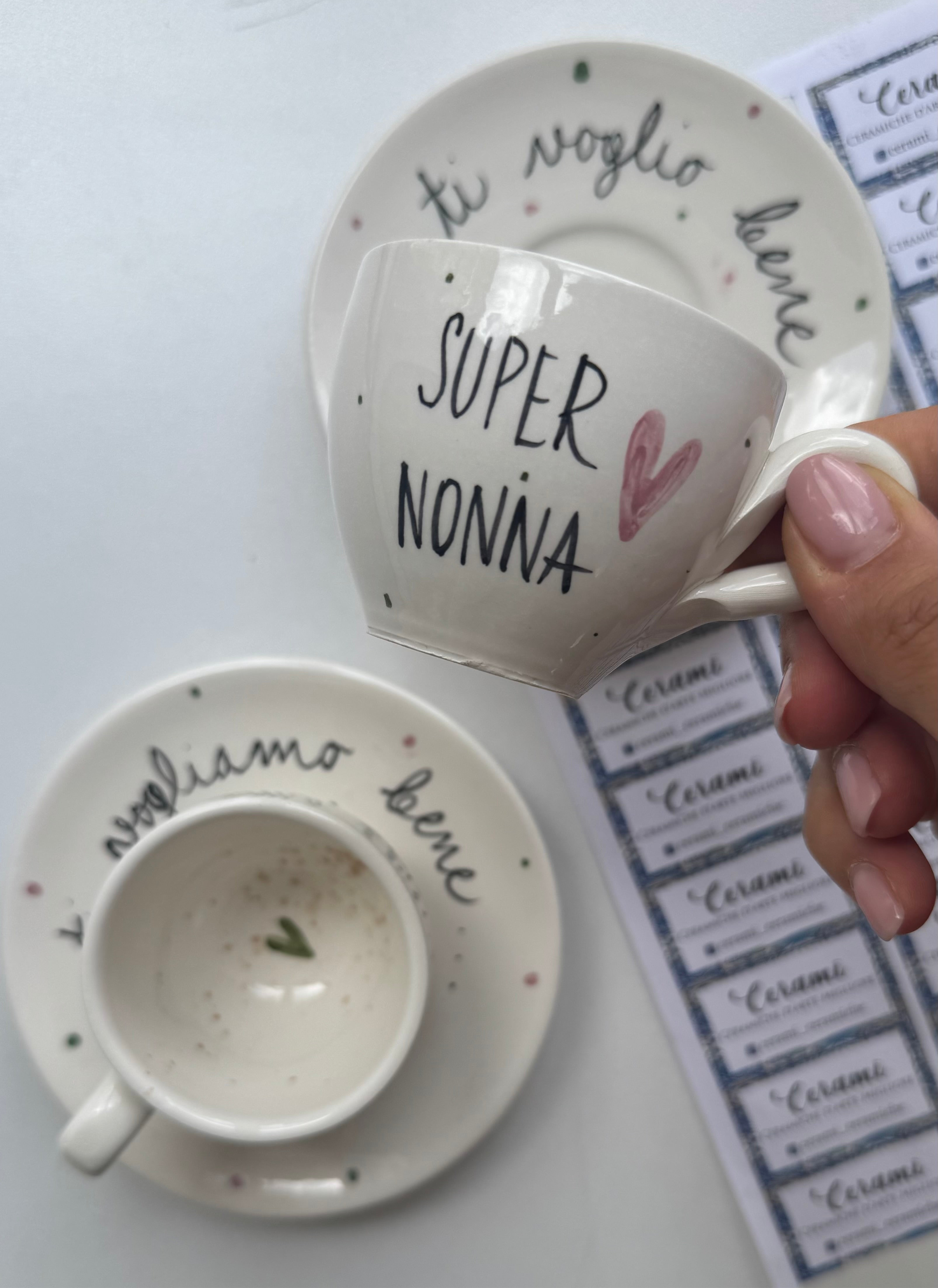 Tazzina caffè super nonna/o