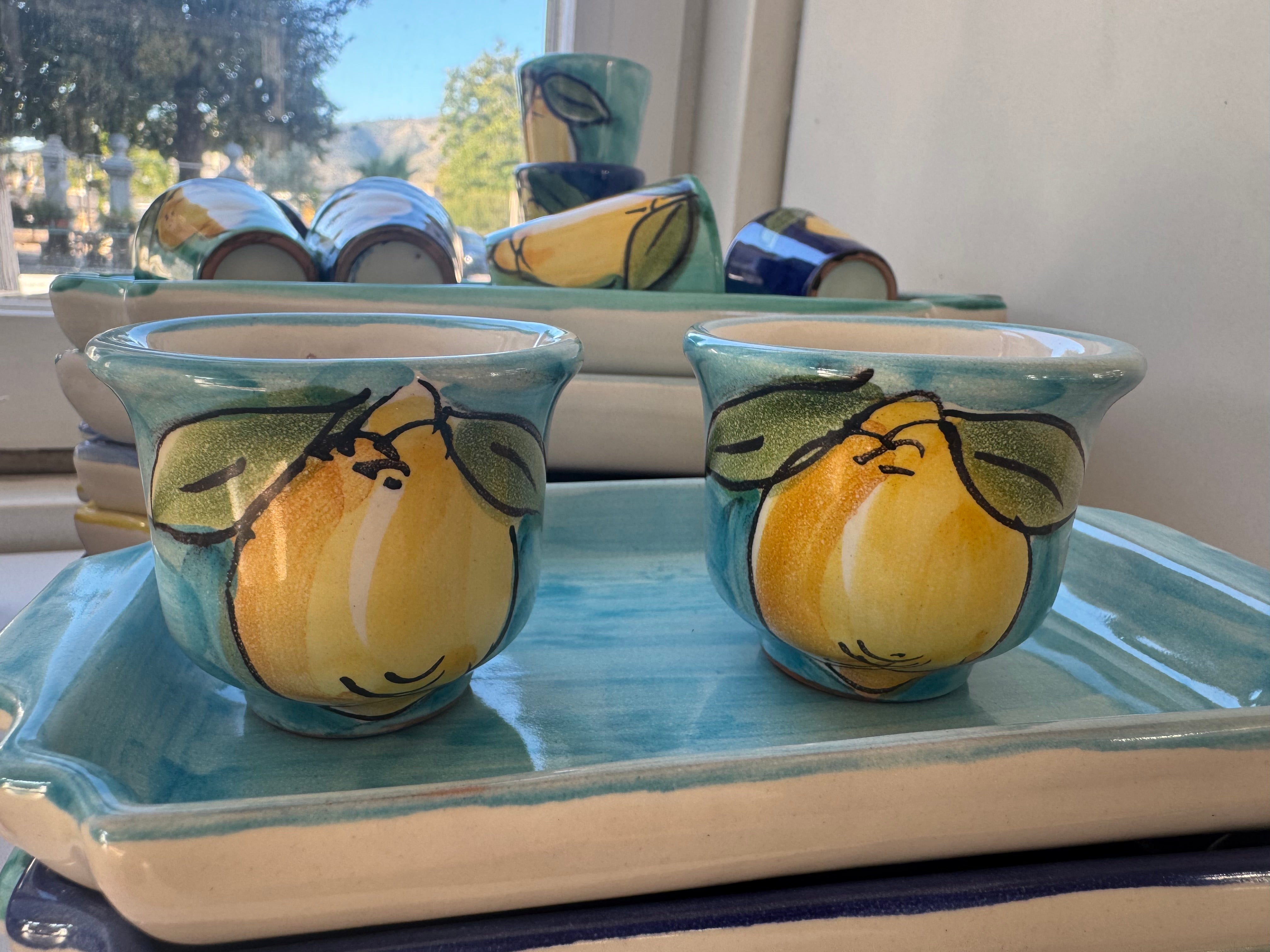 Set per due con limoni