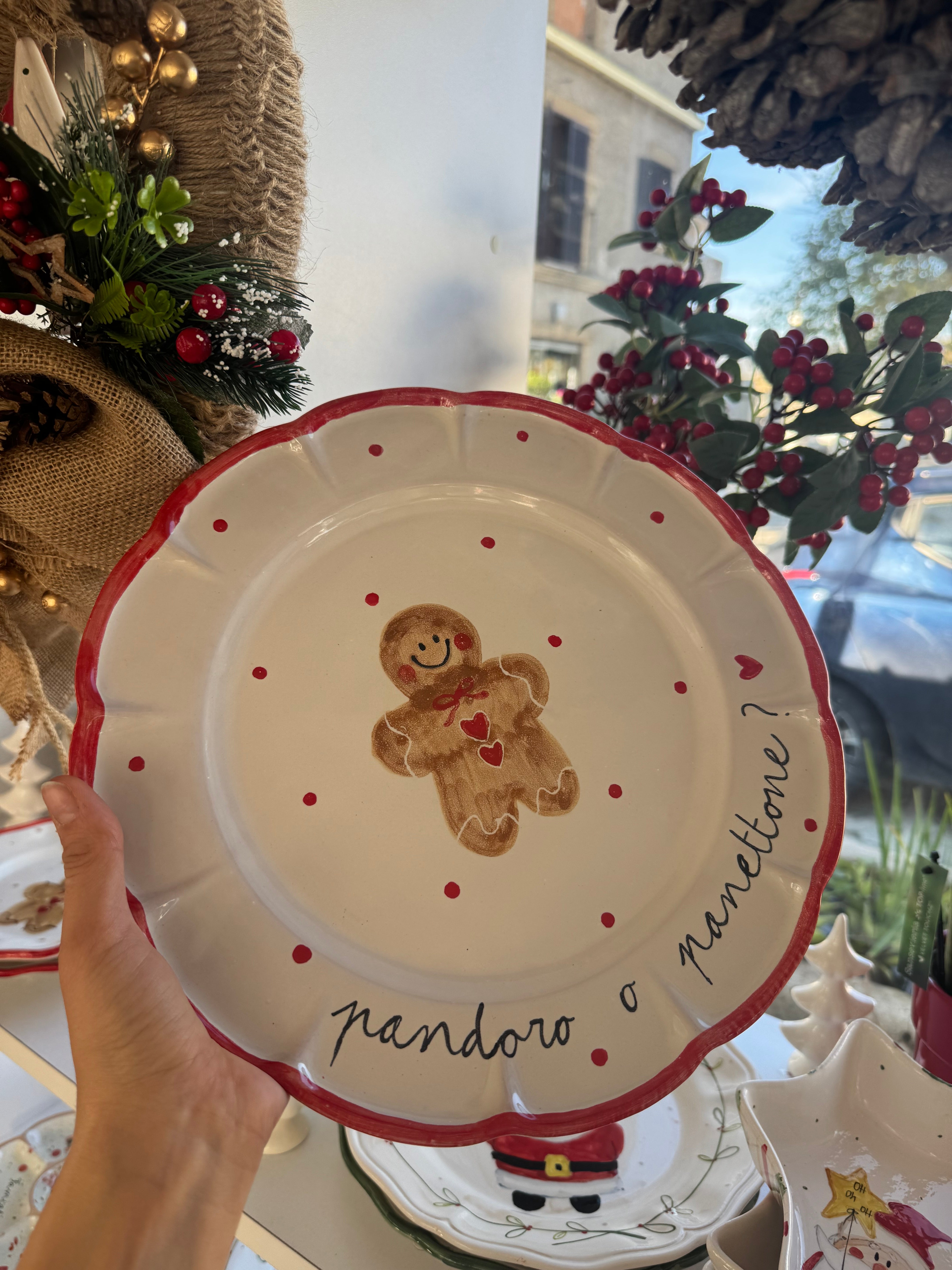 PIATTO DESSERT PANDORO O PANETTONE