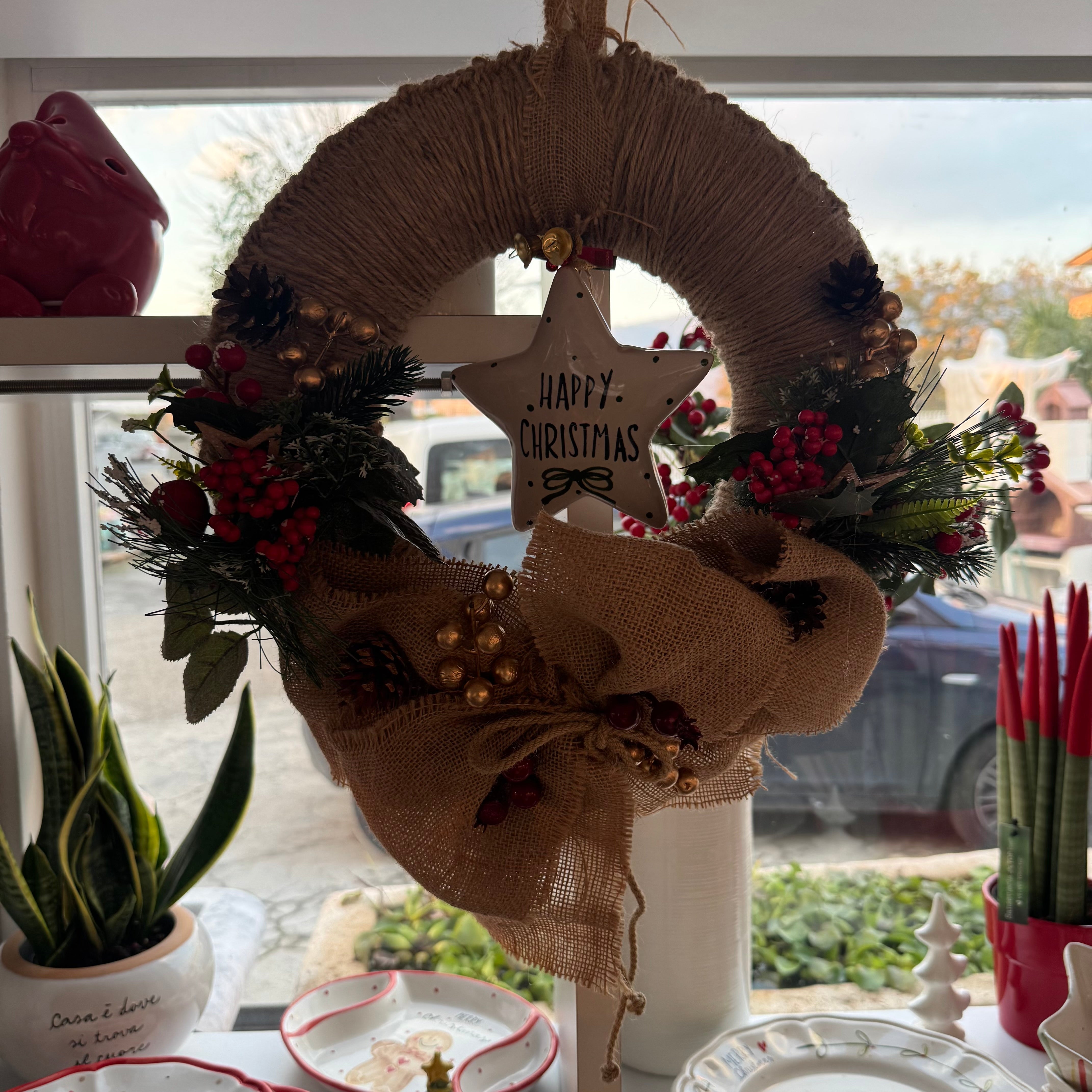 GHIRLANDA CON STELLA