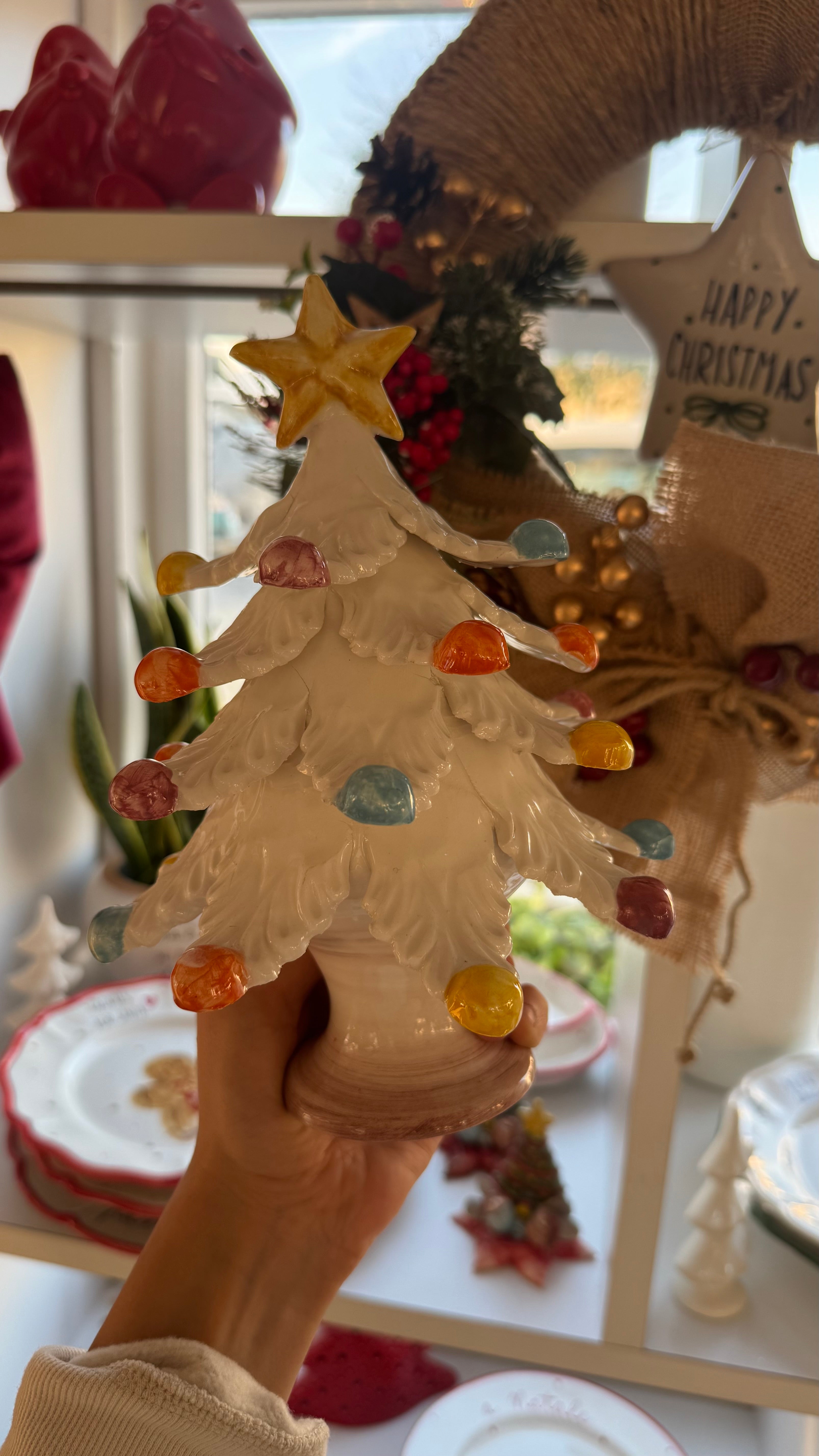 ALBERO BIANCO E COLORI PASTELLO