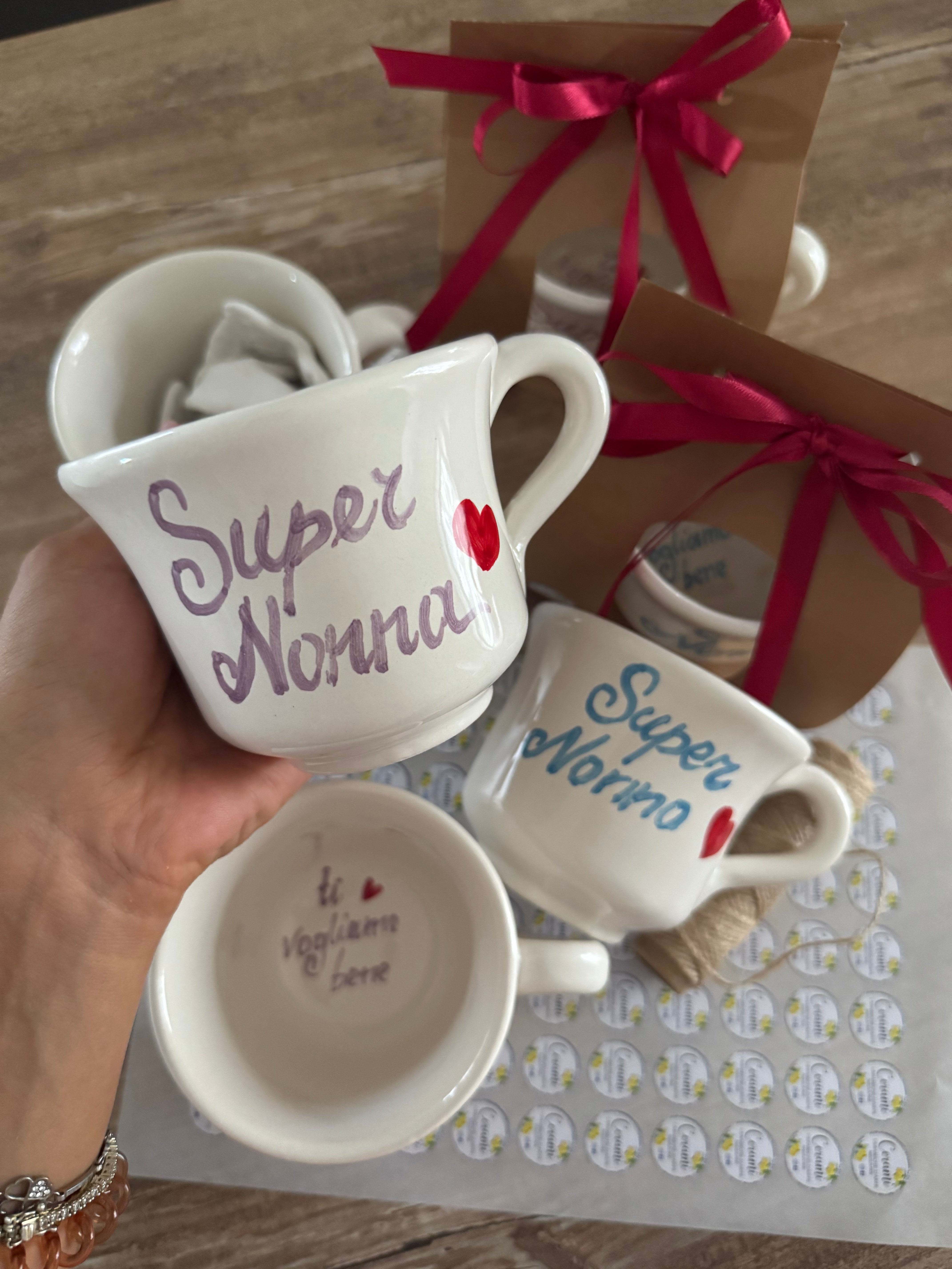 Tazza cappuccino super nonna/o