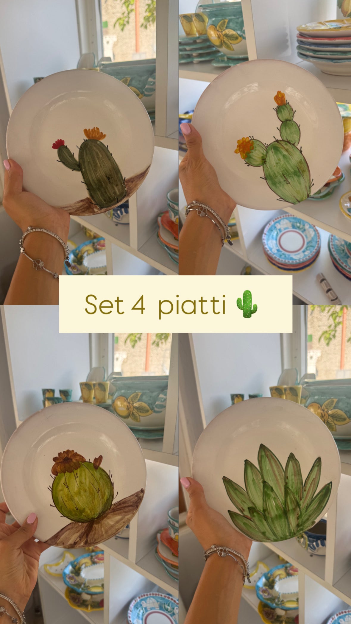Set piatti linea cactus