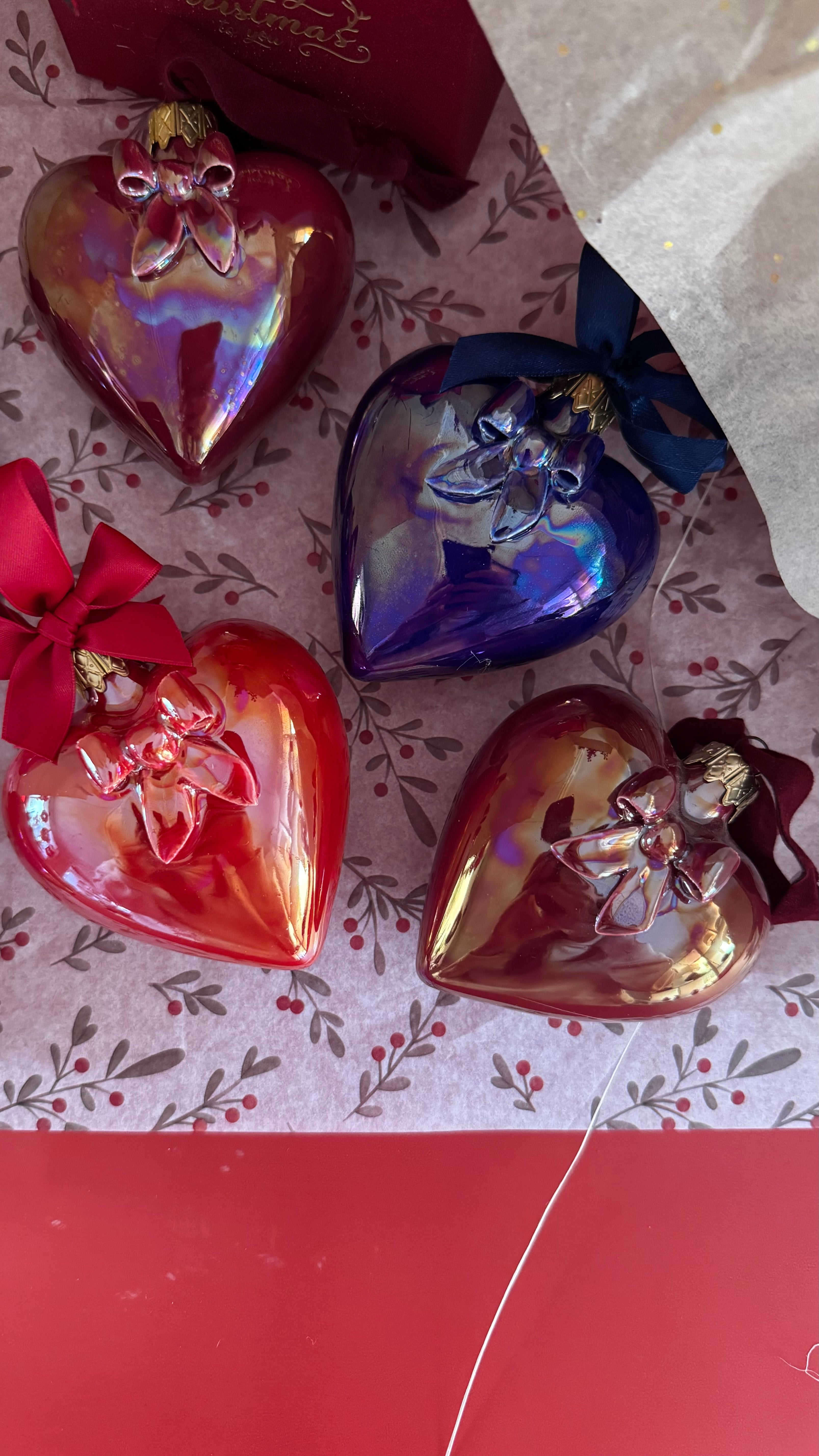 CUORE CIONDOLO CON FIOCCO