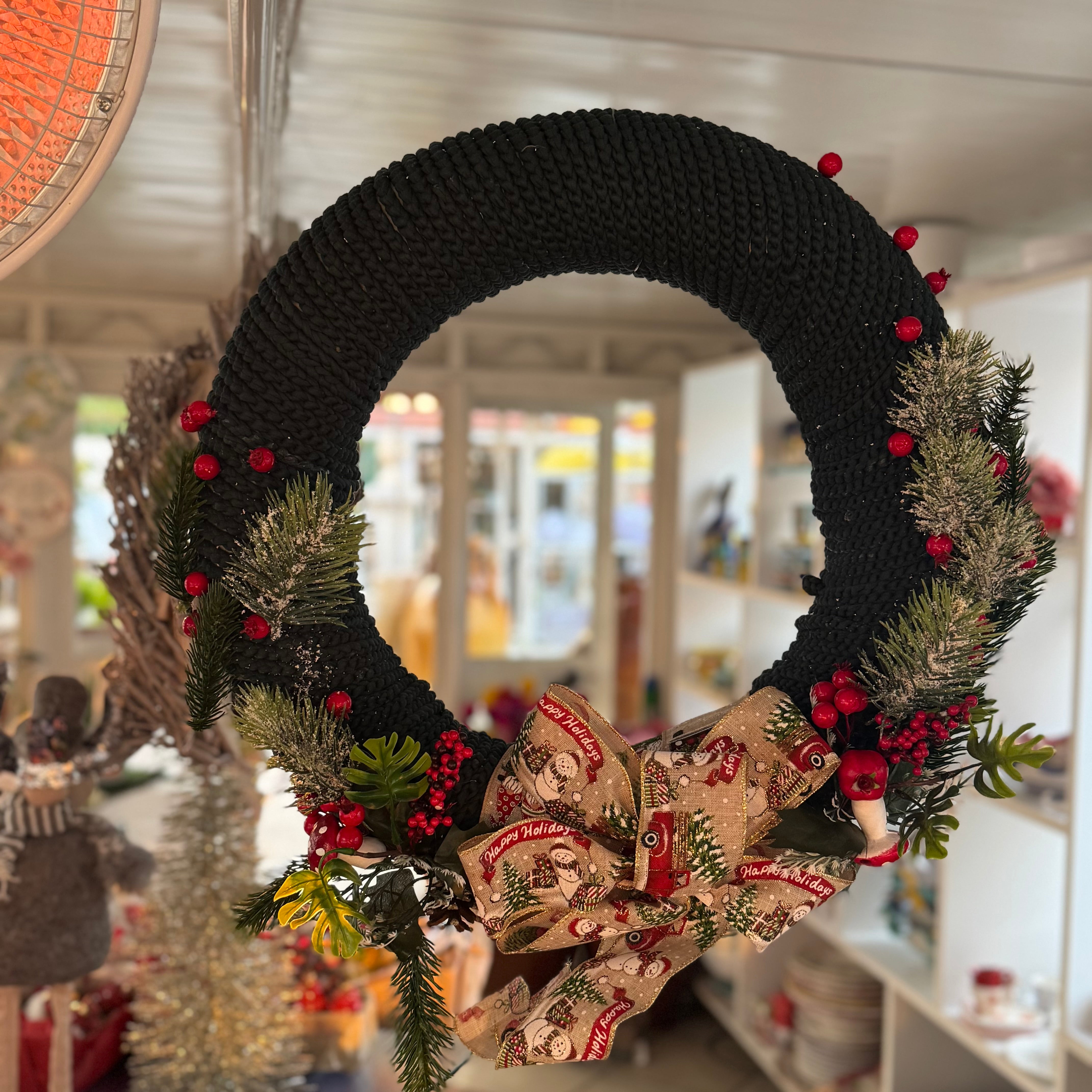 GHIRLANDA CON FIOCCO