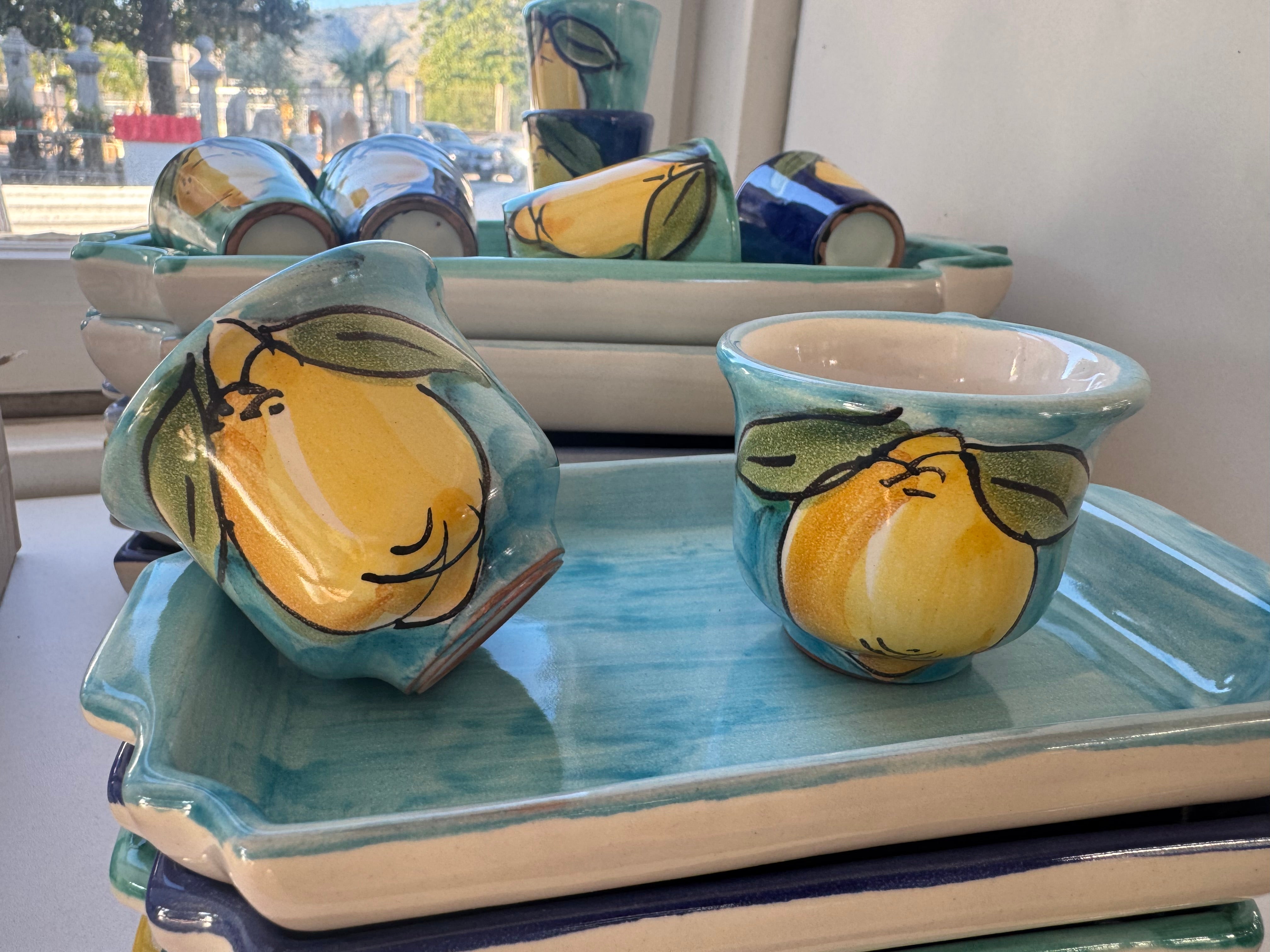 Set per due con limoni