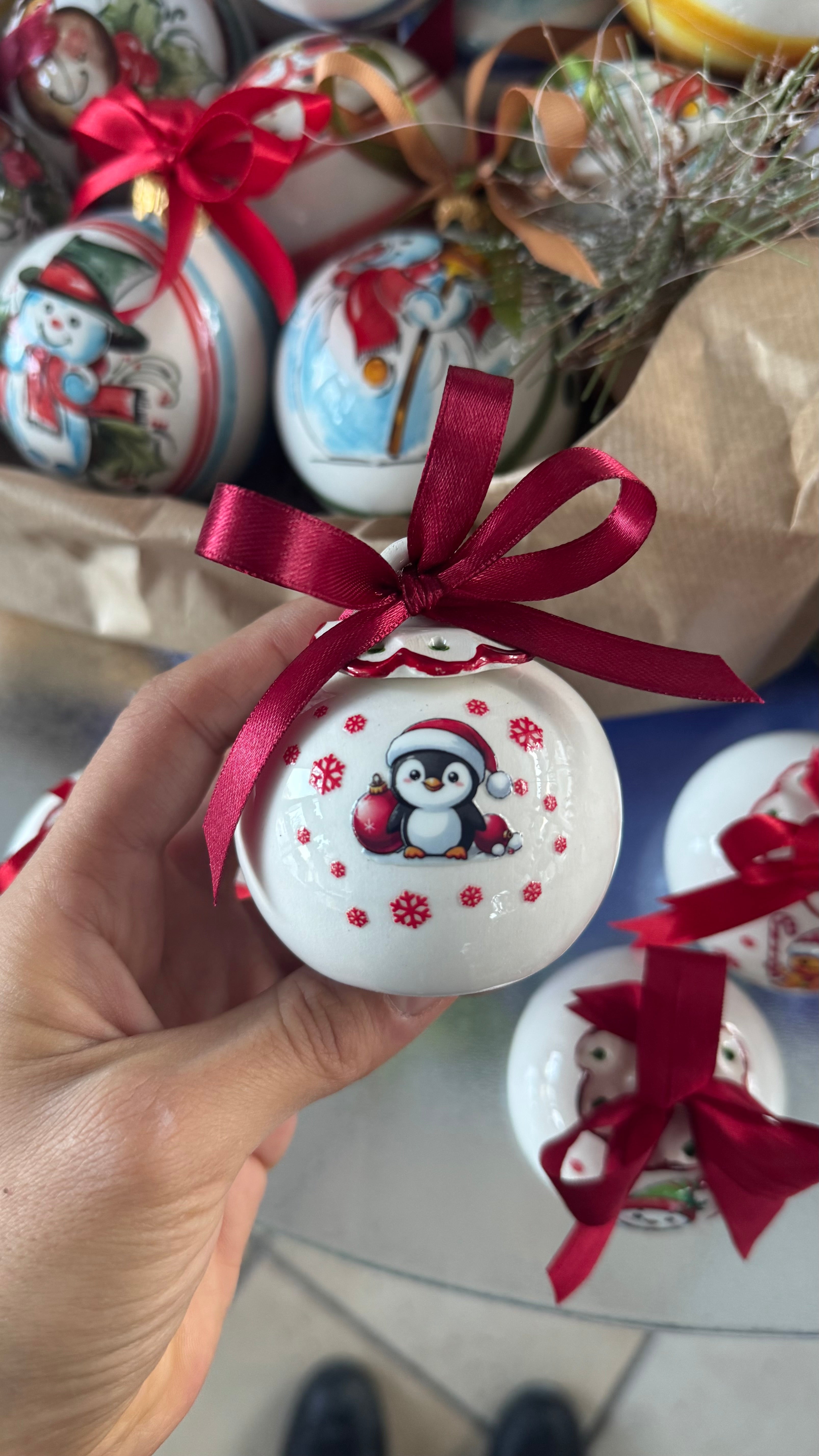 Palle d’appoggio soggetti natalizi