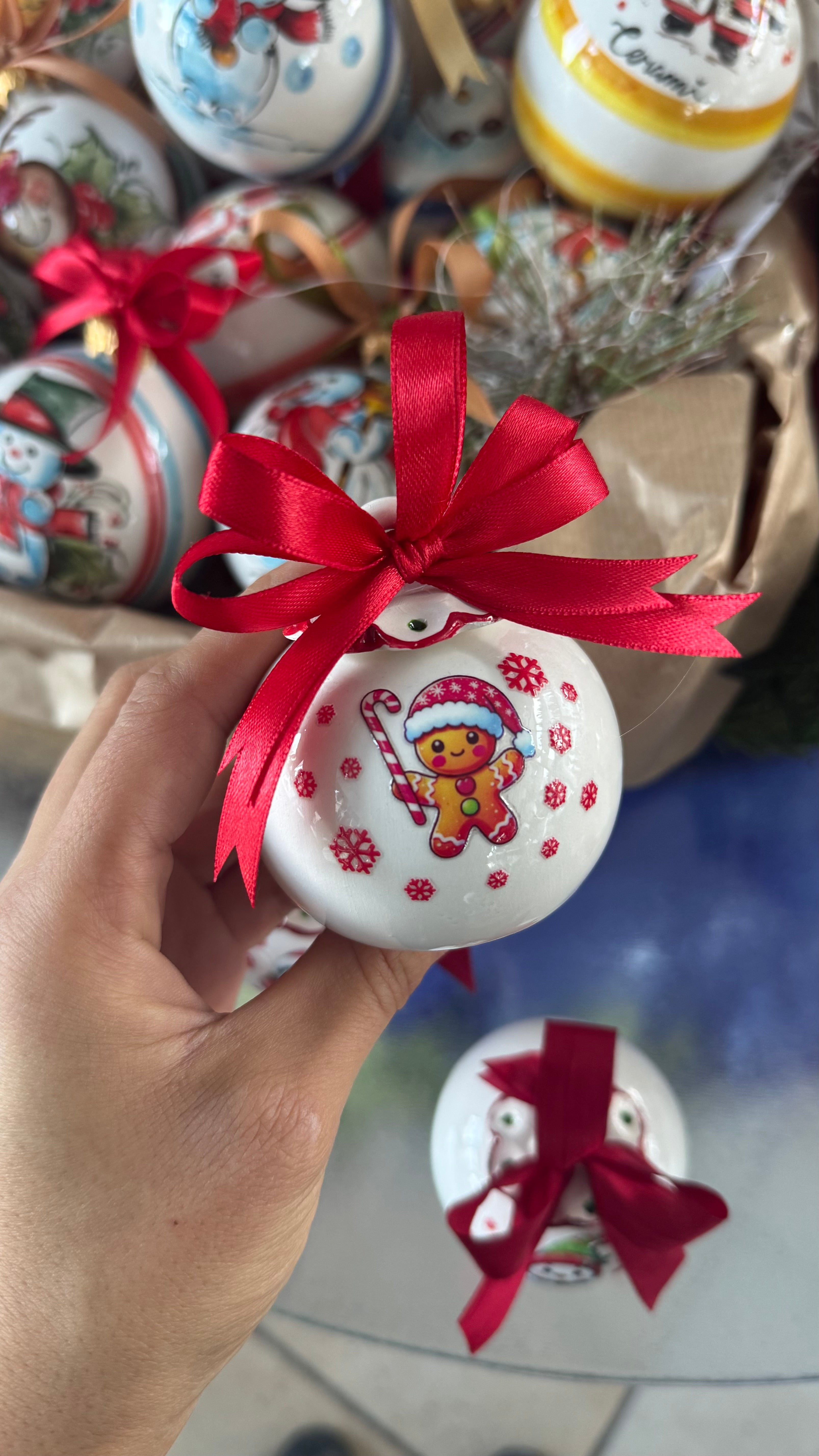 Palle d’appoggio soggetti natalizi